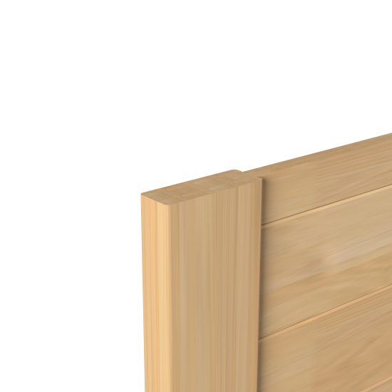 Наборная дверка мебельная Арелан 296х1316х18мм хвоя экстра