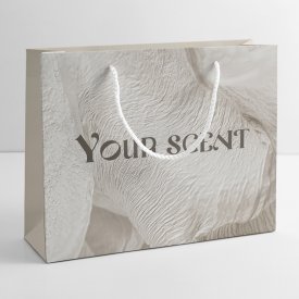 Пакет подарочный Симфония Your scent 21x30x14 см цвет разноцветный
