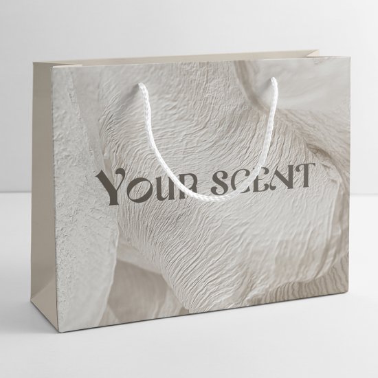 Пакет подарочный Симфония Your scent 21x30x14 см цвет разноцветный