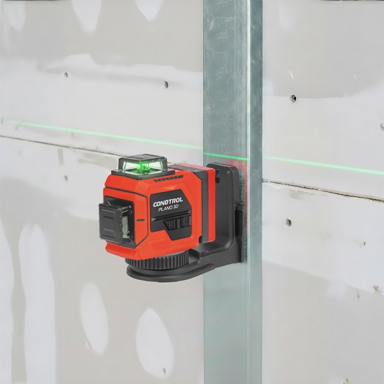 Уровень лазерный Condtrol Plano 3D зеленый луч, 60 м