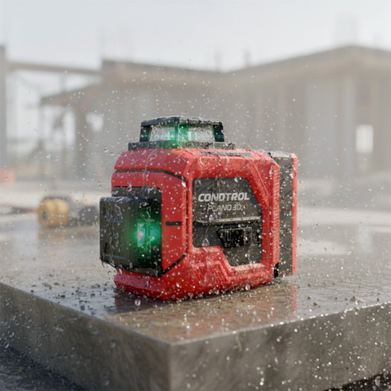 Уровень лазерный Condtrol Plano 3D зеленый луч, 60 м