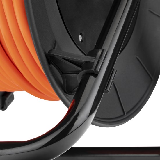 Удлинитель на катушке Duwi 1 розетка без заземления 20 м 2200 Вт цвет оранжевый