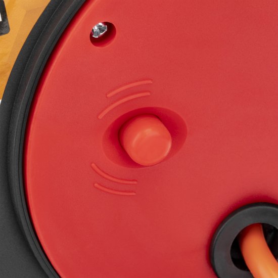 Удлинитель на катушке Duwi 1 розетка без заземления 20 м 2200 Вт цвет оранжевый