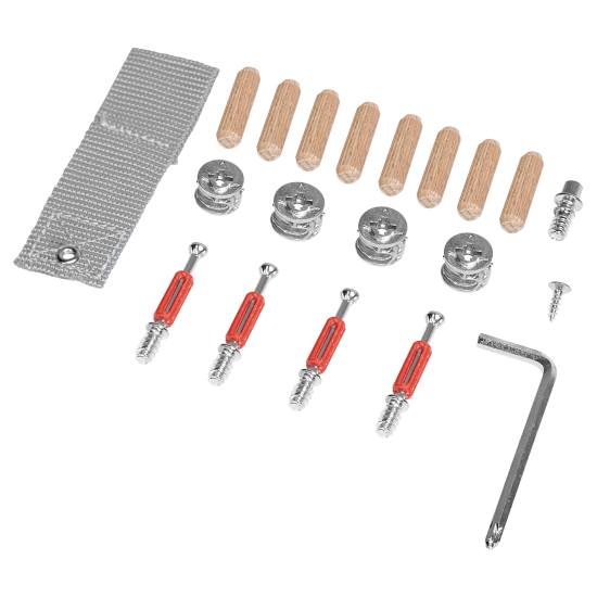 Ящик выдвижной KONSENSA Руан 32.4x15.3x1.6 см ЛДСП цвет белый