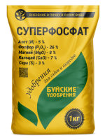 Удобрение Буйские удобрения Суперфосфат 1 кг