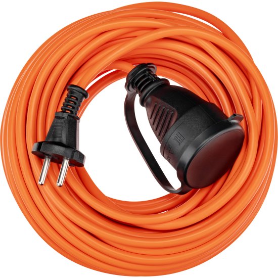 Удлинитель-шнур Duwi 1 розетка без заземления 20 м 2200 Вт цвет оранжевый