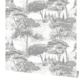 Обои флизелиновые Аспект Ру Шепот серые 1.06 м 78028-14