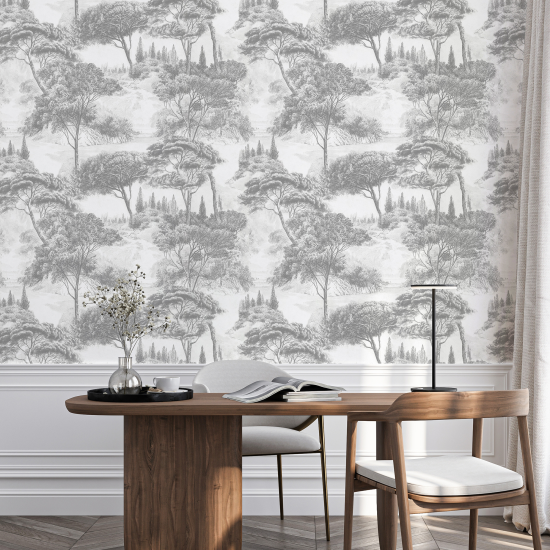 Обои флизелиновые Аспект Ру Шепот серые 1.06 м 78028-14