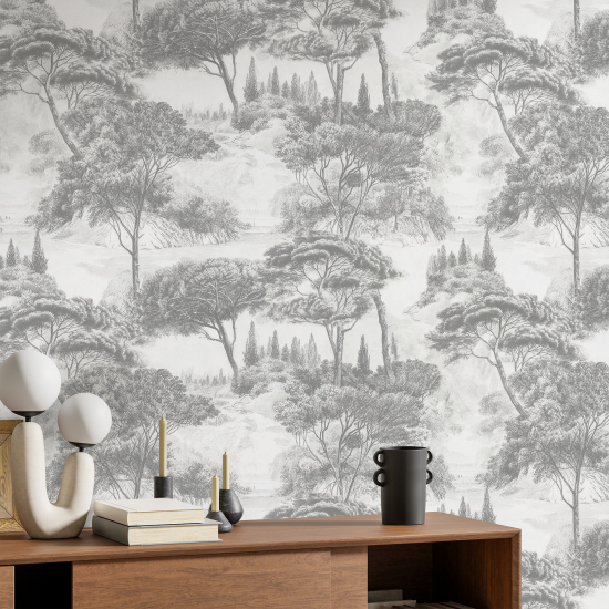 Обои флизелиновые Аспект Ру Шепот серые 1.06 м 78028-14