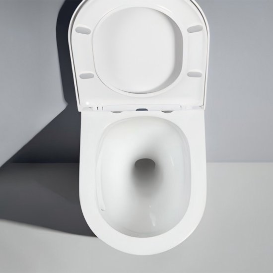 Комплект инсталляция и унитаз Aquatek Grohe Либерти Торнадо безободковый с микролифтом