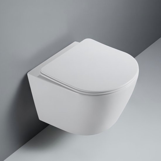 Комплект инсталляция и унитаз Aquatek Grohe Либерти Торнадо безободковый с микролифтом