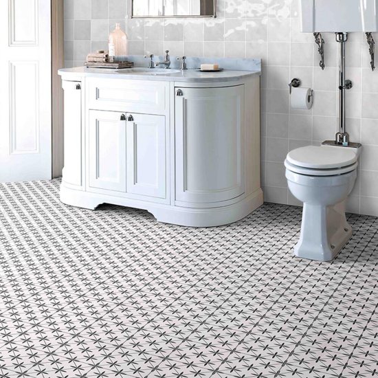 Керамогранит Monopole Stella white 187х187х8 мм (23 шт.=0,805 кв.м)