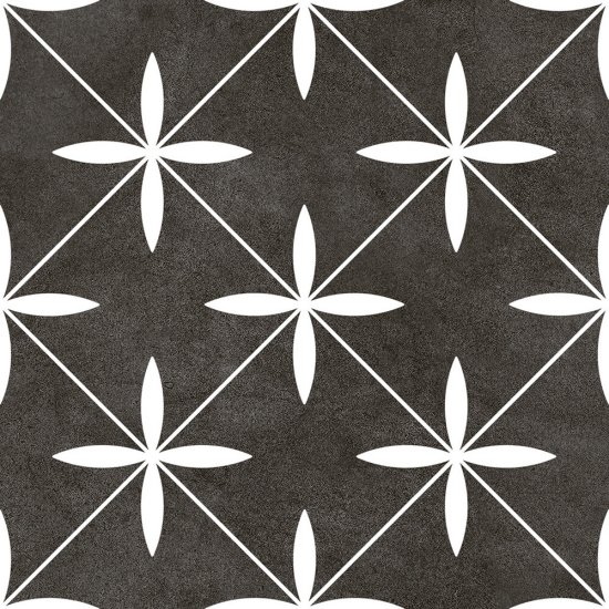 Керамогранит Monopole Stella black 187х187х8 мм (23 шт.=0,805 кв.м)