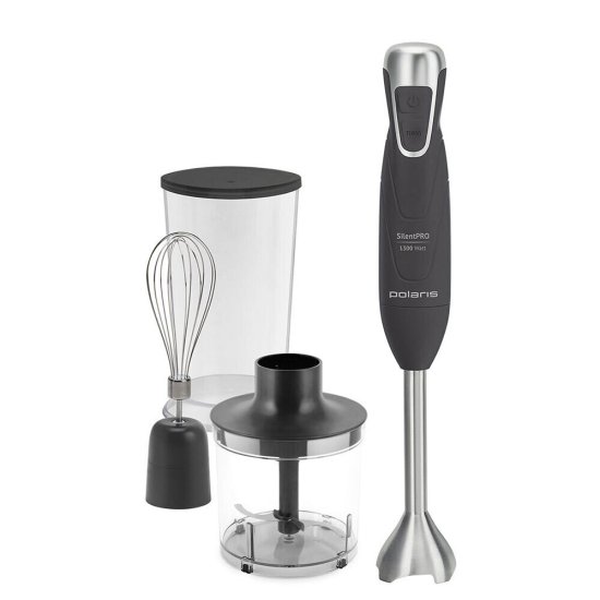 Блендер погружной Polaris PHB 1384 Silent 1300 Вт 0,5 л серый