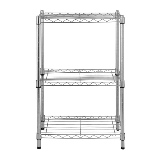 Стеллаж сетчатый KONSENSA 60x35x90 см цвет хром