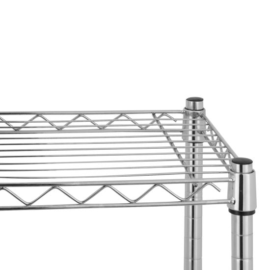 Стеллаж сетчатый KONSENSA 60x35x90 см цвет хром