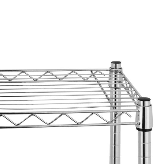 Стеллаж сетчатый KONSENSA 90x35x180 см цвет хром