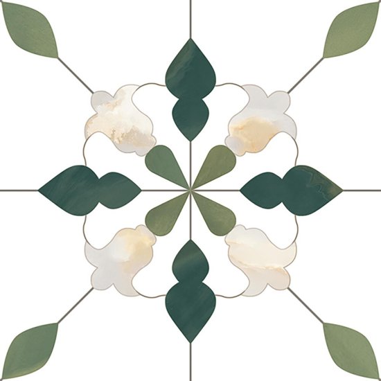 Керамогранит Monopole Aramis Esmeralda 187х187х8 мм (23 шт.=0,805 кв.м)