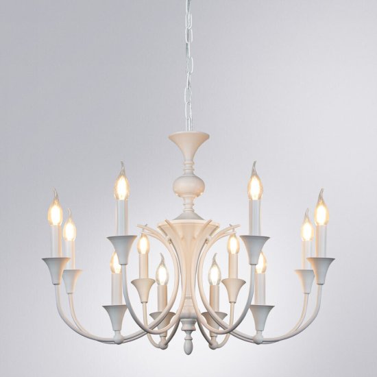 Люстра подвесная Arte Lamp Collinetta E14 480 Вт 8 кв.м (A4094LM-12WH)