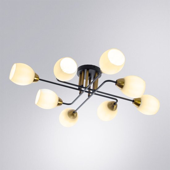 Люстра потолочная Arte Lamp Andrea E27 480 Вт 18,5 кв.м (A8141PL-8BK)