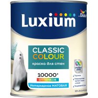 Краска для стен и потолков моющаяся Luxium Classic Colour матовая цвет прозрачный база BC 0.9 л