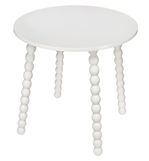 Журнальный столик 45x45.2 см МДФ цвет белый