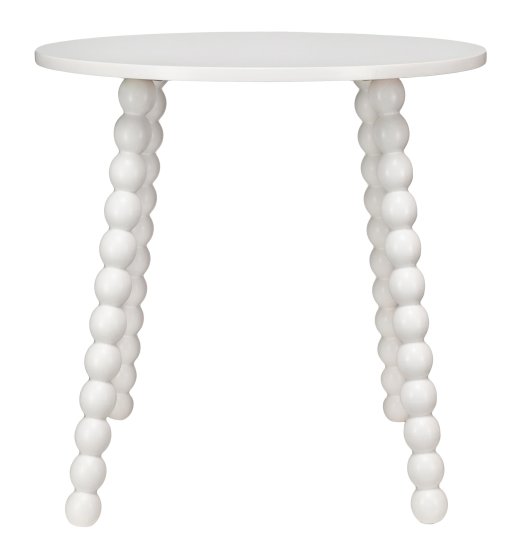 Журнальный столик 45x45.2 см МДФ цвет белый