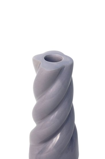 Подсвечник 16 см керамика цвет фиолетовый