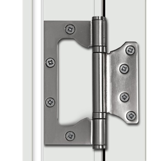 Дверь межкомнатная со стеклом Рондо 60x200 см Hardflex цвет белый с замком и петлями