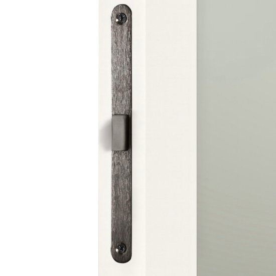 Дверь межкомнатная со стеклом Рондо 70x200 см Hardflex цвет белый с замком и петлями