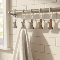 Бельевые прищепки KONSENSA металл цвет никель 5 шт.