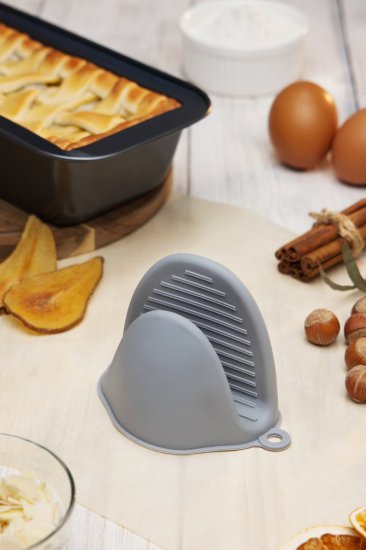 Прихватка KONSENSA 8.3x11x7.5 см силикон цвет серый