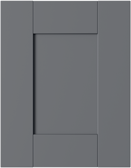 Дверь Лион Реймс 39.6x50.8x1.6 см ДСП цвет серый