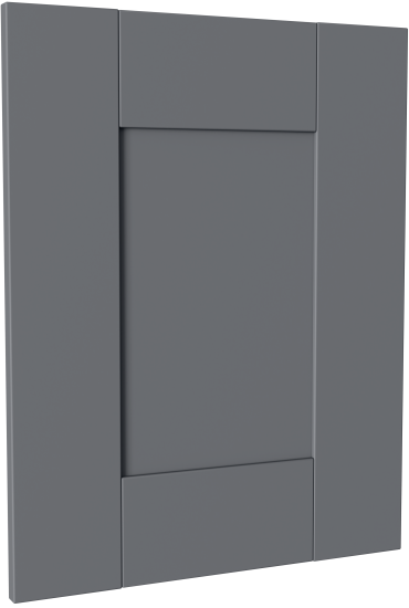 Дверь Лион Реймс 39.6x50.8x1.6 см ДСП цвет серый