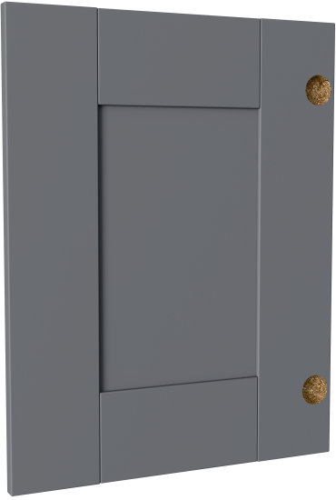 Дверь Лион Реймс 39.6x50.8x1.6 см ДСП цвет серый