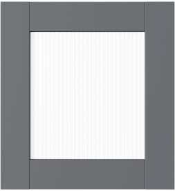 Дверь Лион Реймс 59.4x63.6x1.6 см ДСП цвет серый