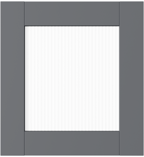 Дверь Лион Реймс 59.4x63.6x1.6 см ДСП цвет серый