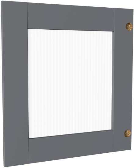 Дверь Лион Реймс 59.4x63.6x1.6 см ДСП цвет серый