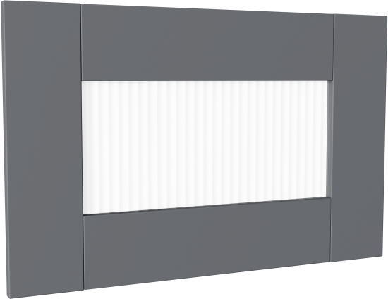 Дверь Лион Реймс 59.4x38x1.6 см ДСП цвет серый