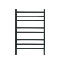 Полотенцесушитель электрический Тера Классика Квадро 800х530 мм 105 Вт с терморегулятором черный муар