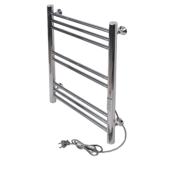 Полотенцесушитель электрический Тера Богема 600х432 мм 69 Вт с терморегулятором правый хром