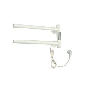 Полотенцесушитель электрический Тера Игла 180х180 мм 18 Вт с терморегулятором белый