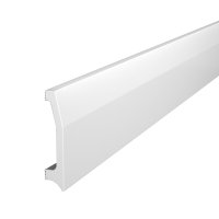 Плинтус экополимер Artiva 14 70х15х2000 мм белый (RT037)