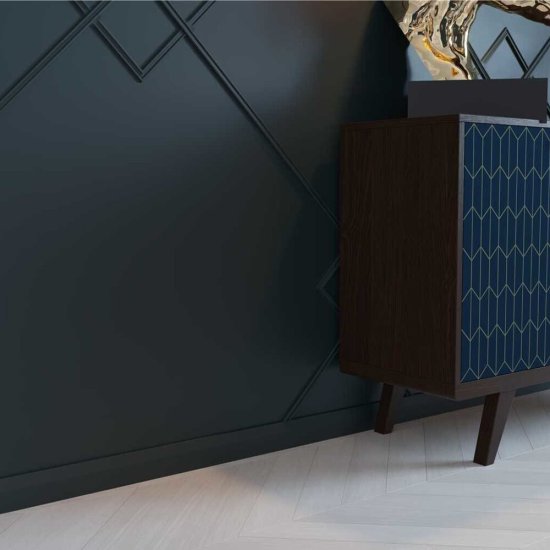 Плинтус экополимер Artiva 14 70х15х2000 мм белый (RT037)