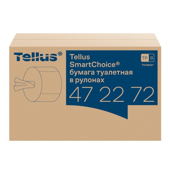 Туалетная бумага Tellus SmartChoice ТР-8 Комфорт 207 м (8 шт.) (472272)