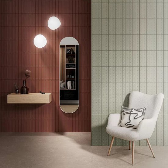 Плитка облицовочная Kerama Marazzi Медина 2 оранжевая матовая 285х60х10 мм (48шт.=0,82 кв.м)