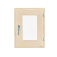 Окно деревянное 300х400х70 мм 1 створка поворотная