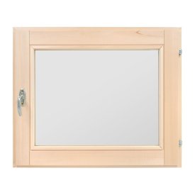 Окно деревянное 400х500х70 мм 1 створка поворотная