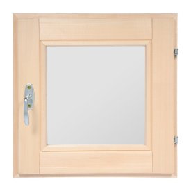Окно деревянное 600х600х70 мм 1 створка поворотная