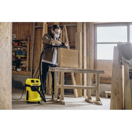 Строительный пылесос Karcher WD 3 P V-17/4/20 1000 Вт 17 л (1.628-170.0)